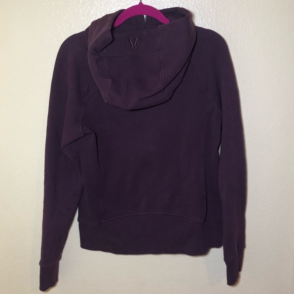 Lululemon Scuba full Zip Hoodie Light Cotton Fleece size 8 - Picture 6 of 10